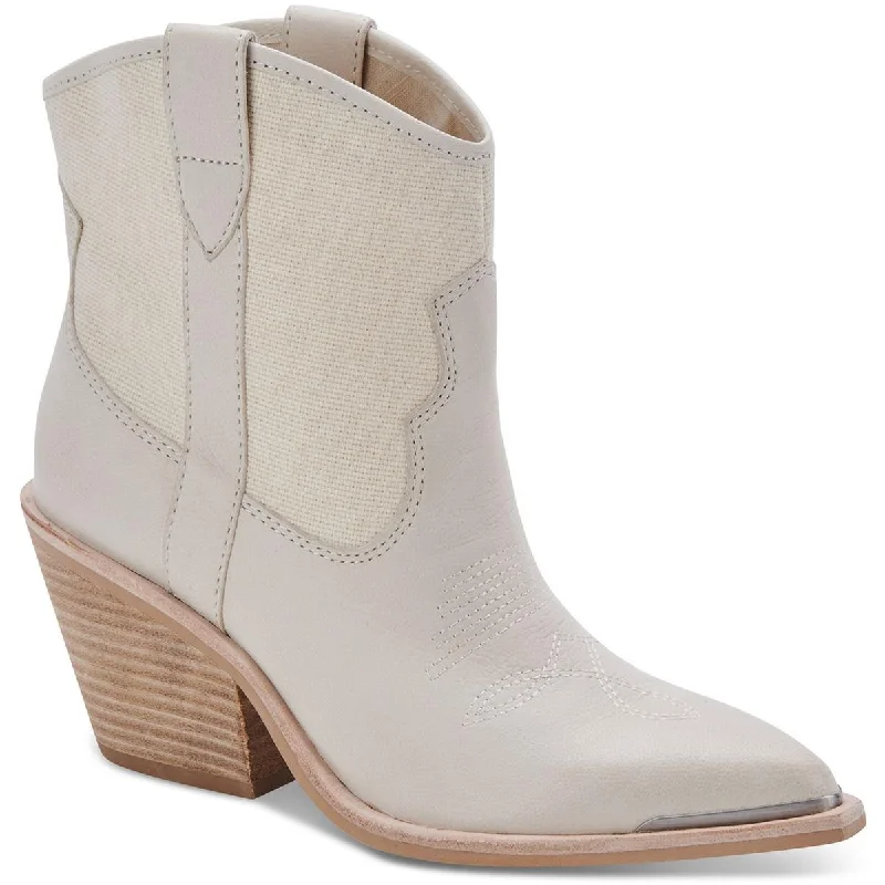 Trendy Footwear Sale Dolce Vita Womens Nashe Two Tone Cowboy, Western Boots