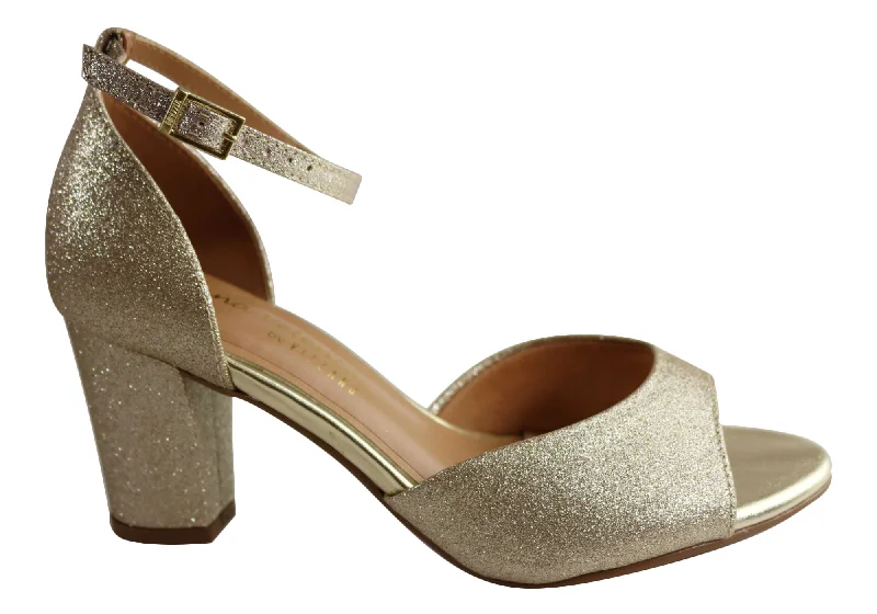 Enjoy Discount Donna Velenta By Vizzano Mexa Womens Mid Heel Sandals Made In Brazil