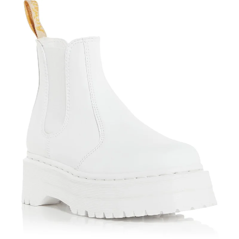 Street-Style Slip-Ons Dr. Martens Womens Cadence Leather Slip On Chelsea Boots