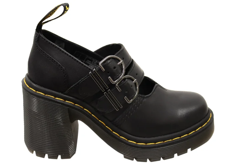 Ultra-Light Footwear Sale Dr Martens Womens Eviee Mary Jane Comfortable Leather Shoes Heels