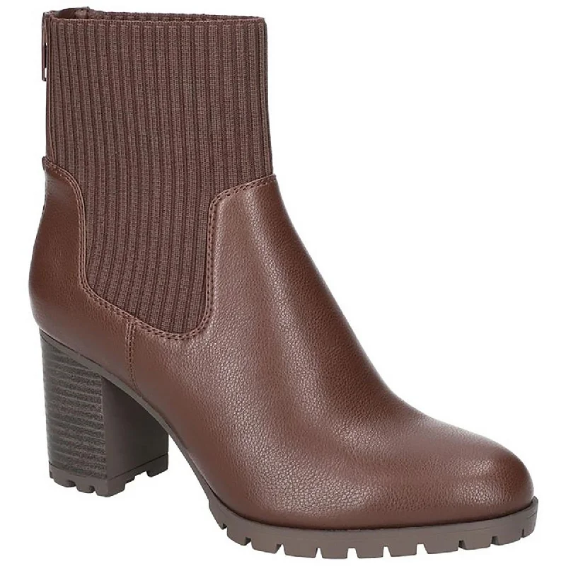 Comfortable Chic Easy Street Womens  Block Heel Ankle Boots