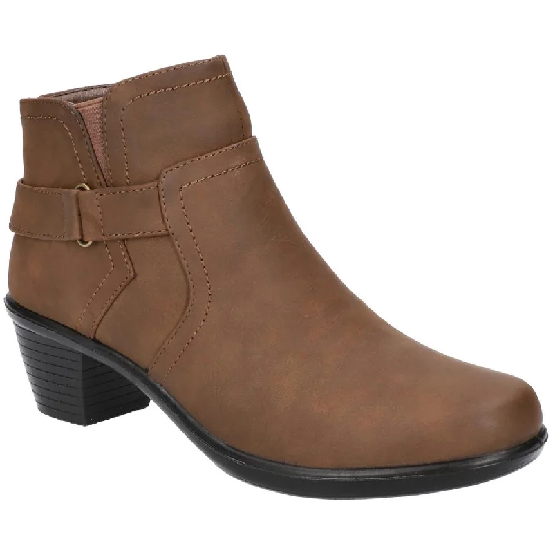 Seasonal Footwear Sale Easy Street Womens Faux Leather Bootie Ankle Boots