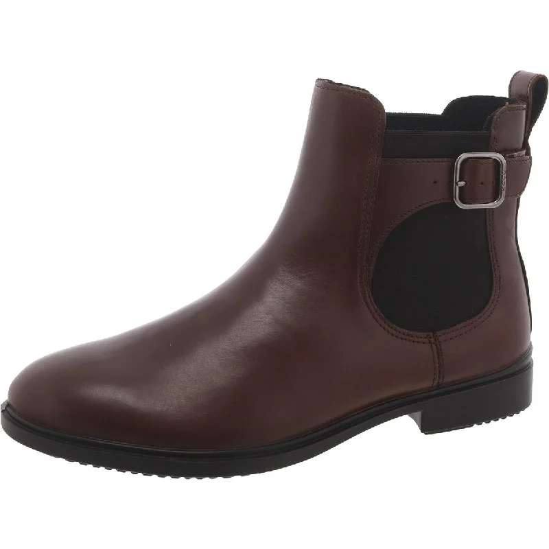 Stylish Statements ECCO Womens Leather Buckle Chelsea Boots