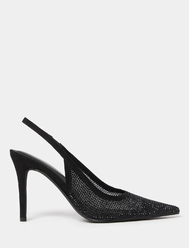 Women's Fashion-Forward Flats Emma Embellished Slingback Heel