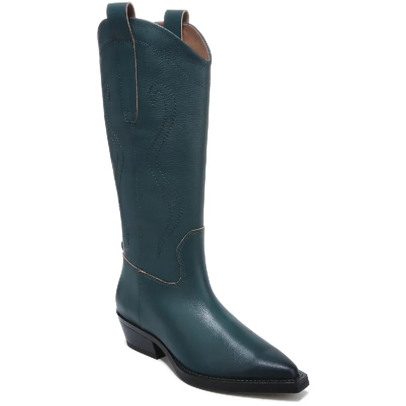 Clearance Event Franco Sarto Womens Liandra Leather Embroidered Cowboy, Western Boots Clearance Event Franco Sarto Womens Liandra Leather Embroidered Cowboy, Western Boots