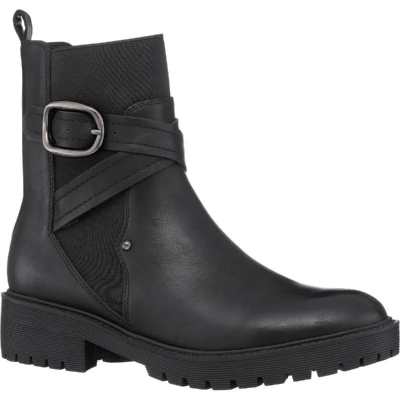Water-Resistant Shoes Sale GC Shoes Womens Cammen Buckle Pull On Ankle Boots