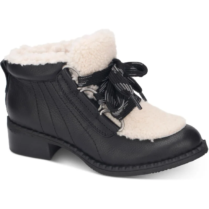 Boutique Styles Gentle Souls by Kenneth Cole Womens Best Stitch Leather Shearling Shooties Boutique Styles Gentle Souls by Kenneth Cole Womens Best Stitch Leather Shearling Shooties