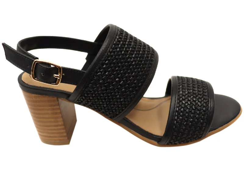 Stylish Shoe Discounts Hush Puppies Lovren Womens Comfortable Heeled Sandals