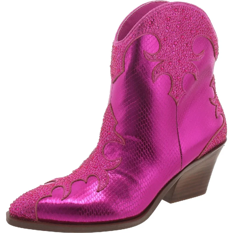 Outdoor Shoes Sale Jessica Simpson Womens Zolly Snake Print Rhinestones Booties