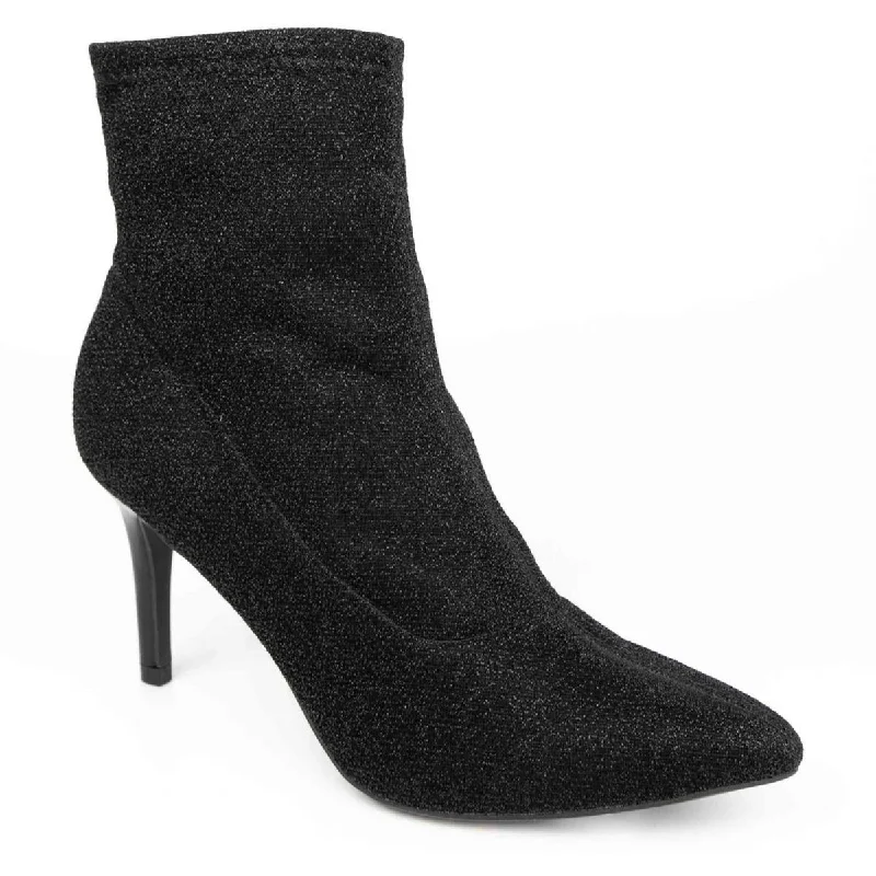 Hot Sale Jones New York Womens Macee Shimmer Pointed Toe Ankle Boots