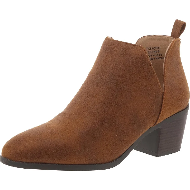 Urban Style Promotions Journee Collection Womens Block Heel Faux Suede Mid-Calf Boots Urban Style Promotions Journee Collection Womens Block Heel Faux Suede Mid-Calf Boots
