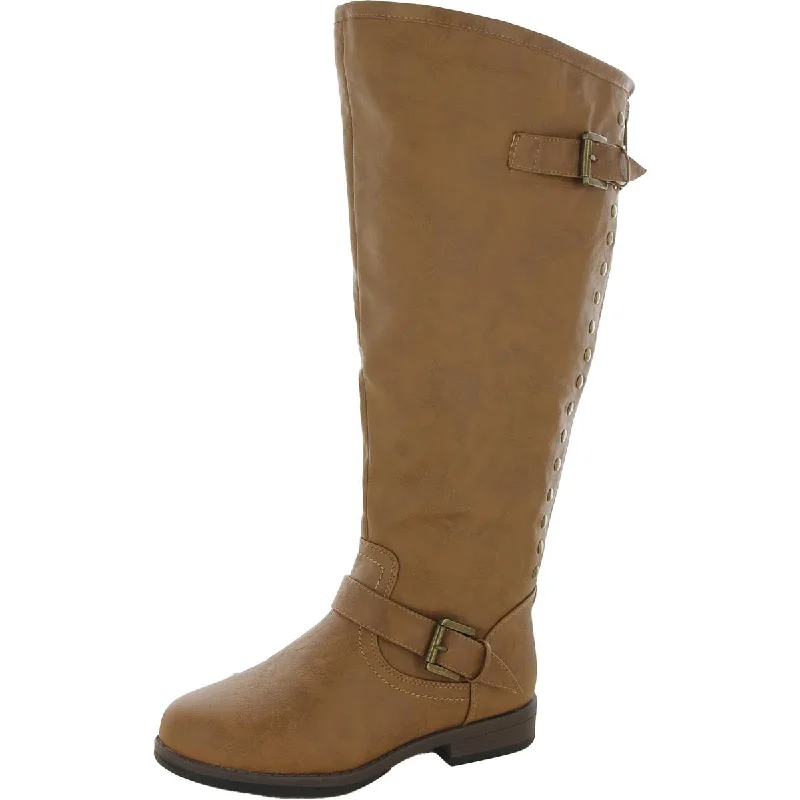 Comfortable Everyday Shoes Journee Collection Womens Faux Leather Extra Wide Calf Knee-High Boots Comfortable Everyday Shoes Journee Collection Womens Faux Leather Extra Wide Calf Knee-High Boots