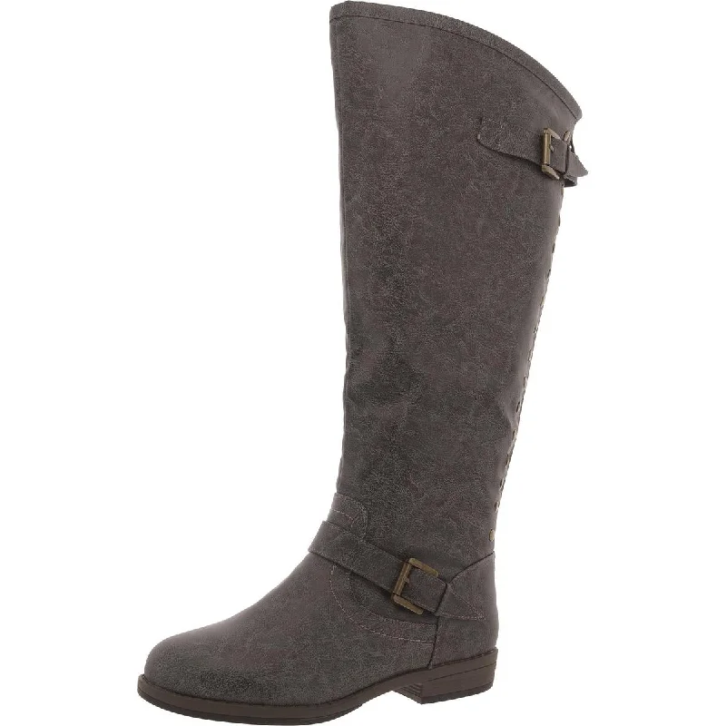 Outdoor Hiking Shoes Promotion Journee Collection Womens Faux Leather Wide Calf Knee-High Boots Outdoor Hiking Shoes Promotion Journee Collection Womens Faux Leather Wide Calf Knee-High Boots