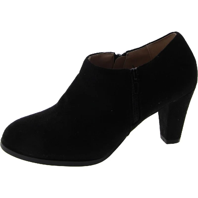 Athleisure Style Sale Journee Collection Womens Faux Suede Almond Toe Booties