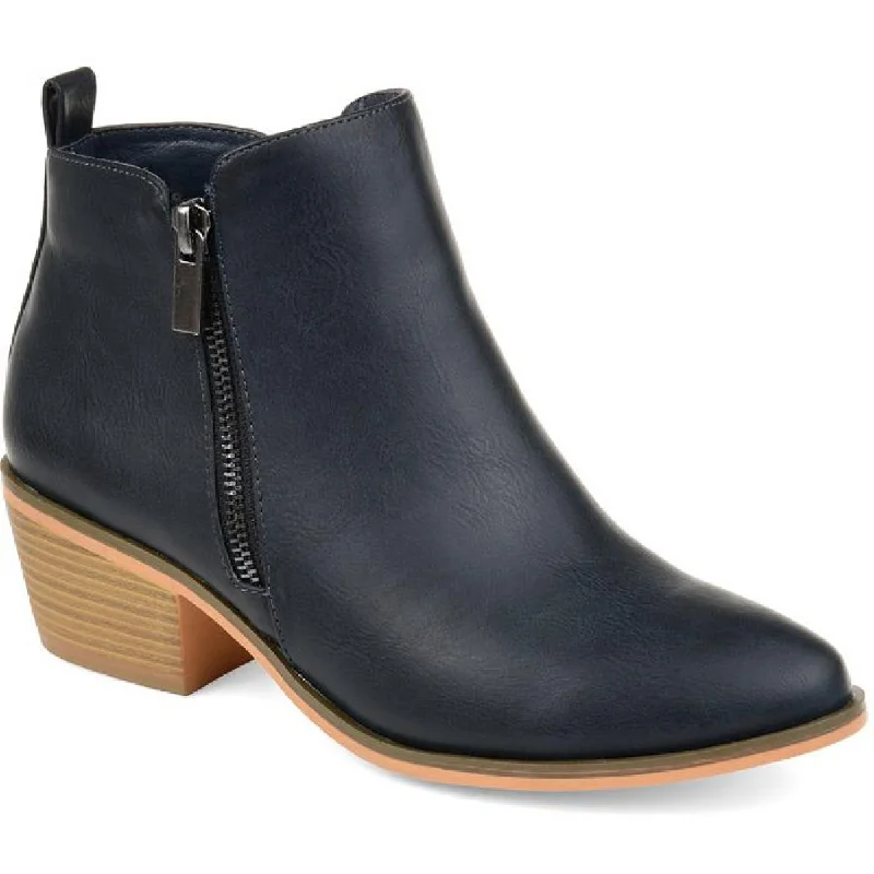Weekend Exclusive Journee Collection Womens Rebel Pointed Toe Block Heel Ankle Boots Weekend Exclusive Journee Collection Womens Rebel Pointed Toe Block Heel Ankle Boots