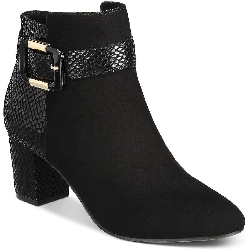 Holiday Glam Karen Scott Womens Ivvy Almond Toe Ankle Boots