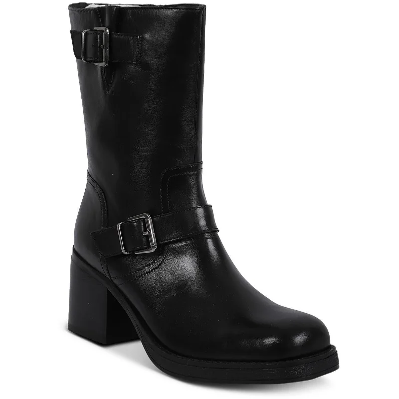 Modern Urban Slip-Ons Kenneth Cole New York Womens Janice Leather Solid Mid-Calf Boots Modern Urban Slip-Ons Kenneth Cole New York Womens Janice Leather Solid Mid-Calf Boots