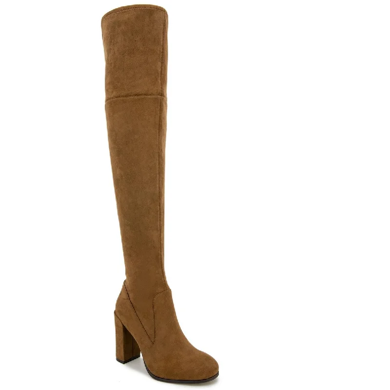 Urban Elegance Deals Kenneth Cole New York Womens JUSTIN Faux Suede Round toe Over-The-Knee Boots Urban Elegance Deals Kenneth Cole New York Womens JUSTIN Faux Suede Round toe Over-The-Knee Boots
