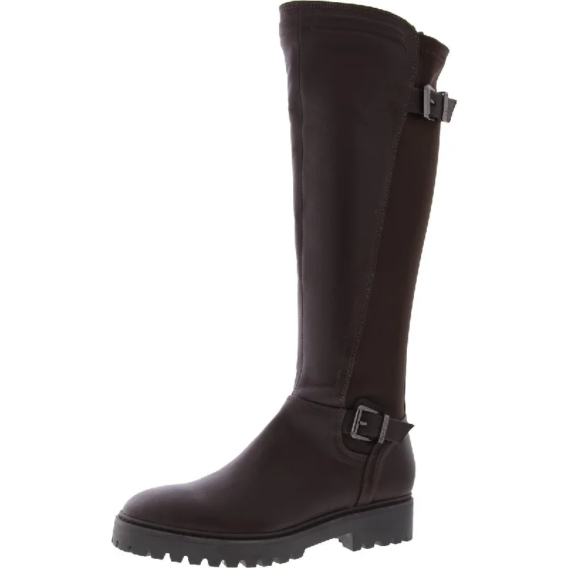 Fashion-Forward Kenneth Cole Reaction Womens Salt Lug TTK Biker Faux Leather Knee-High Boots Fashion-Forward Kenneth Cole Reaction Womens Salt Lug TTK Biker Faux Leather Knee-High Boots