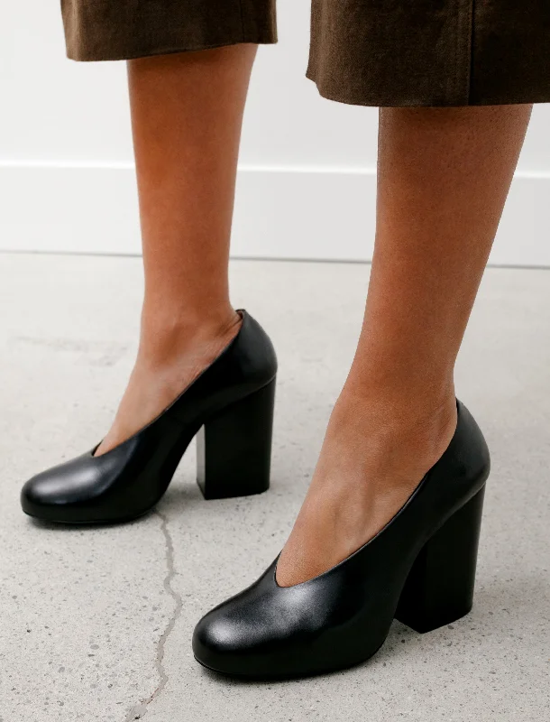 Designer Casual Shoes Heeled Pumps Black