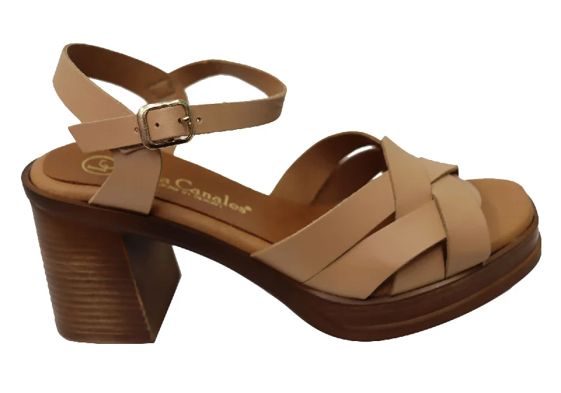 Sophisticated Style Offers Lola Canales Womens Comfortable Leather Platform Heels Made In Spain Sophisticated Style Offers Lola Canales Womens Comfortable Leather Platform Heels Made In Spain