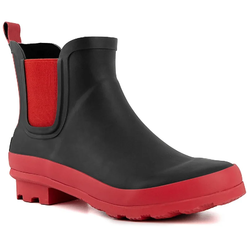 Flash Sale, Don't Miss London Fog Womens Wembley Slip-On Ankle Rain Boots