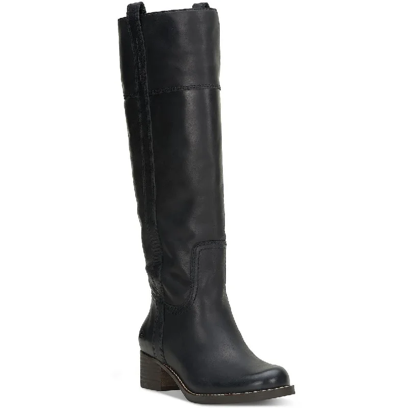 Hot Styles Lucky Brand Womens Leather Riding Boots Knee-High Boots