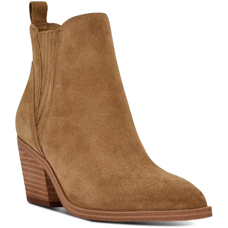 Feminine Luxe Style Sale Marc Fisher LTD Womens Teona Suede Ankle Booties