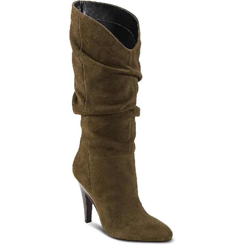 Budget Saver Marc Fisher Womens Krista Suede Slouchy Knee-High Boots