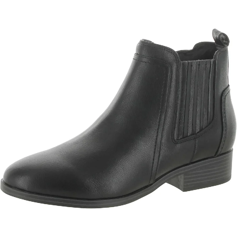 Limited Time Offer Mia Womens Belle Faux Leather Zipper Ankle Boots