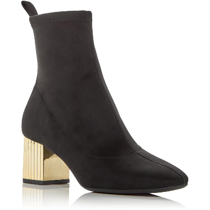 Relaxed Style Deals MICHAEL Michael Kors Womens Porter Faux Suede Metallic Ankle Boots Relaxed Style Deals MICHAEL Michael Kors Womens Porter Faux Suede Metallic Ankle Boots