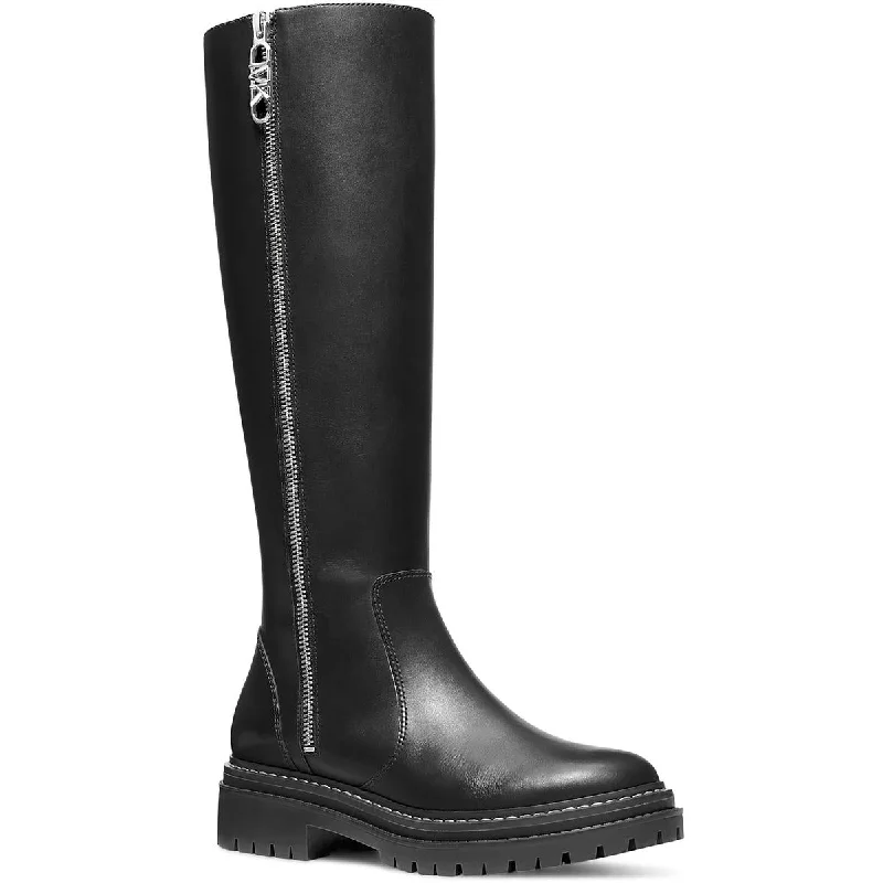End-Of-Season Clearance MICHAEL Michael Kors Womens REGAN BOOT Faux Leather Side Zipper Knee-High Boots End-Of-Season Clearance MICHAEL Michael Kors Womens REGAN BOOT Faux Leather Side Zipper Knee-High Boots