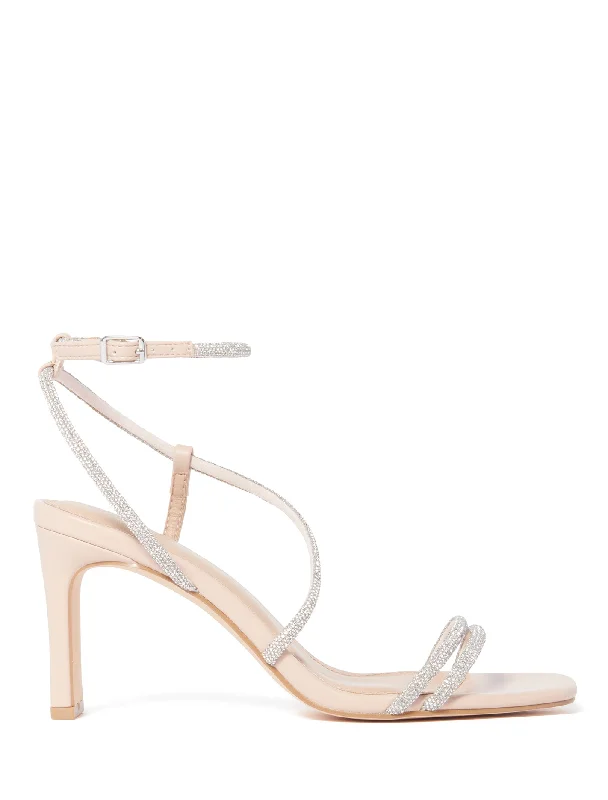 Soft Sole Casual Shoes Mila Diamante Heel