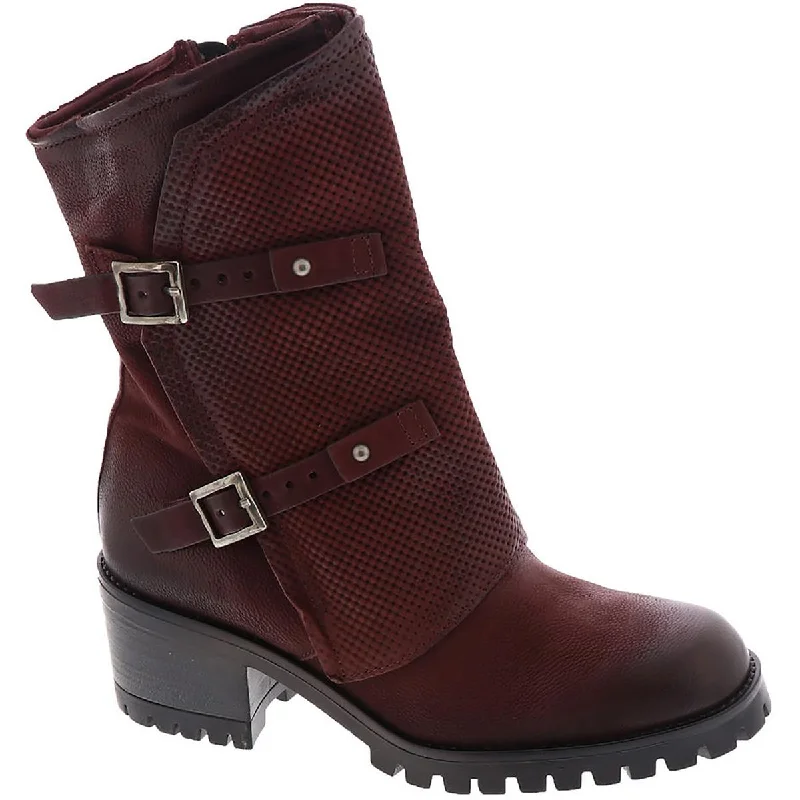 Latest Fashion Miz Mooz Womens Madena Textured Leather Mid-Calf Boots