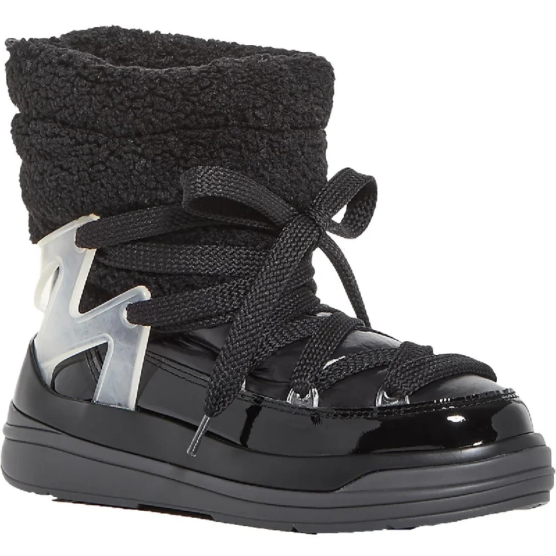 Holiday Glam Moncler Womens Insolux M Faux Fur Ankle Winter & Snow Boots