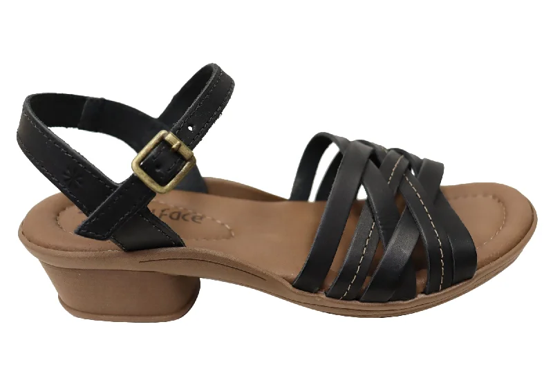 Classy Style Discounts New Face Arla Womens Brazilian Comfortable Leather Low Heel Sandals Classy Style Discounts New Face Arla Womens Brazilian Comfortable Leather Low Heel Sandals