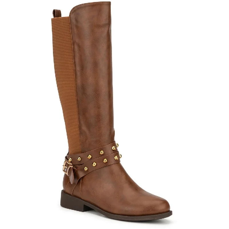 Casual Shoes Sale New York & Company Womens Ella Faux Leather Tall Knee-High Boots