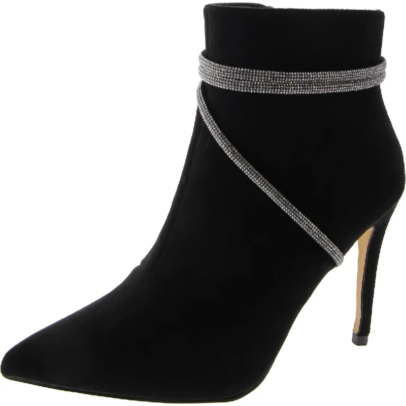 Comfortable Stylish Shoes New York & Company Womens Faux Suede Rhinestones Ankle Boots Comfortable Stylish Shoes New York & Company Womens Faux Suede Rhinestones Ankle Boots