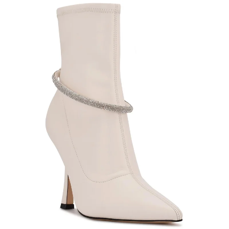 Slip-On Shoes Promotion Nine West Womens Faux Leather Laceless Ankle Boots
