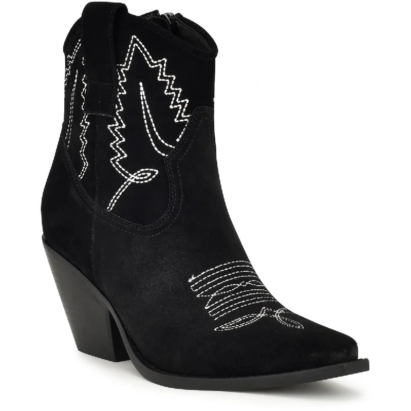 Street-Ready Casual Shoes Nine West Womens Nallas Suede Pointed Toe Cowboy, Western Boots Street-Ready Casual Shoes Nine West Womens Nallas Suede Pointed Toe Cowboy, Western Boots