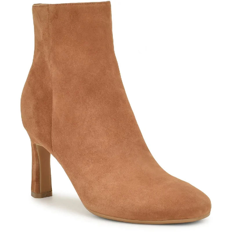 Trend Alert Nine West Womens Nance 9X9 Faux Leather Dressy Ankle Boots