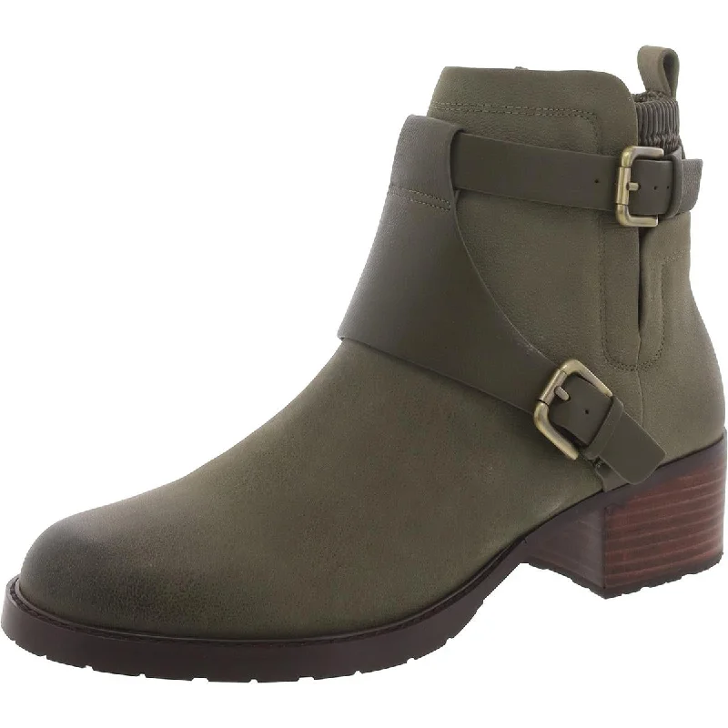 Seasonal Trends NYDJ Womens PARVANIGO Leather Round toe Ankle Boots