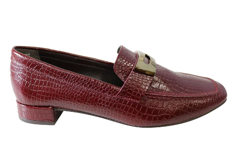 Premium Footwear Sale Orcade Pinza Womens Leather Low Heel Shoes Made In Brazil