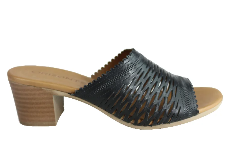 Travel-Friendly Footwear Promotion Orizonte Jilly Womens European Leather Mid Heel Comfort Slides Sandals Travel-Friendly Footwear Promotion Orizonte Jilly Womens European Leather Mid Heel Comfort Slides Sandals