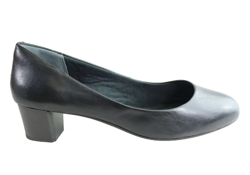 Women's Office Shoes Rockport Womens Comfortable Leather Total Motion Low Plain Pump