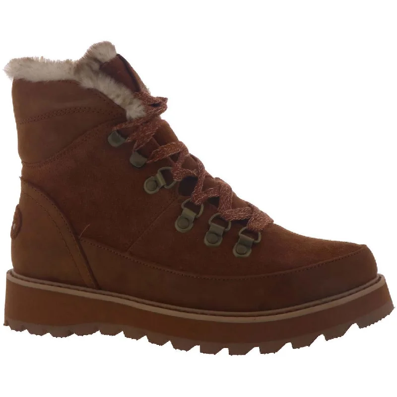 Limited Edition Roxy Womens Sadie Leather Lace-Up Ankle Boots