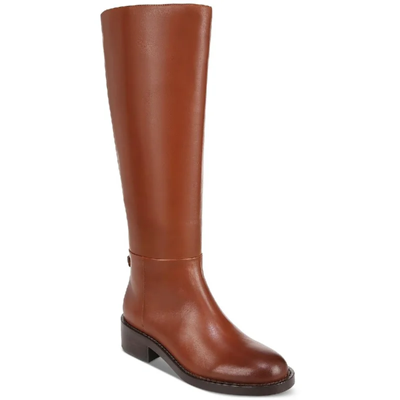 Trend Forward Threads Sam Edelman Womens Mable EM Leather Round Toe Knee-High Boots