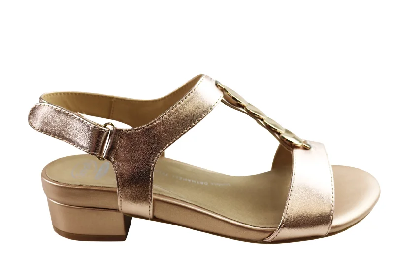 Women's Flats Sale Scholl Orthaheel Gloria Womens Comfort Leather Low Heel Sandals