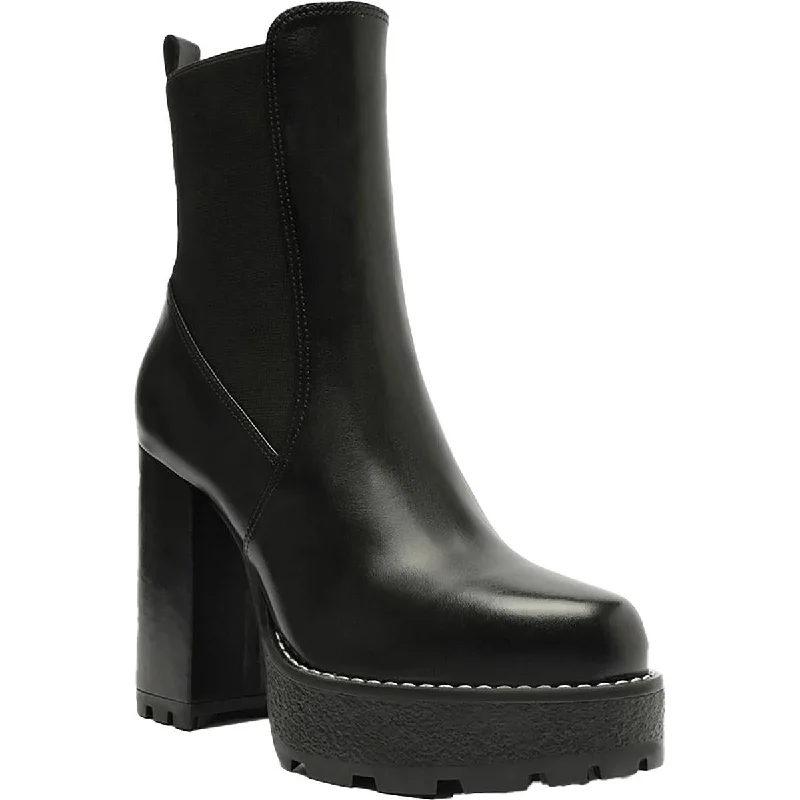 Fashionable Comfort Promotions Schutz Womens BILLIE PLATFORM Faux Leather Almond Toe Ankle Boots Fashionable Comfort Promotions Schutz Womens BILLIE PLATFORM Faux Leather Almond Toe Ankle Boots