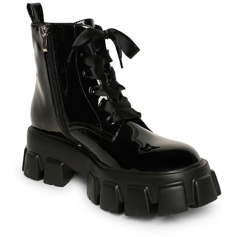 Timeless Elegance Sale Smash Womens NIA Lugged Sole Combat Boots Ankle Boots